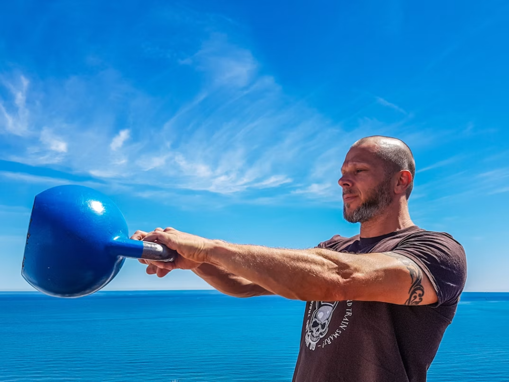 kettlebell swing functional conditioning home gym