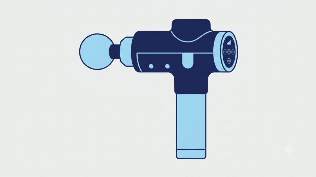 how to use a massage gun for sore legs