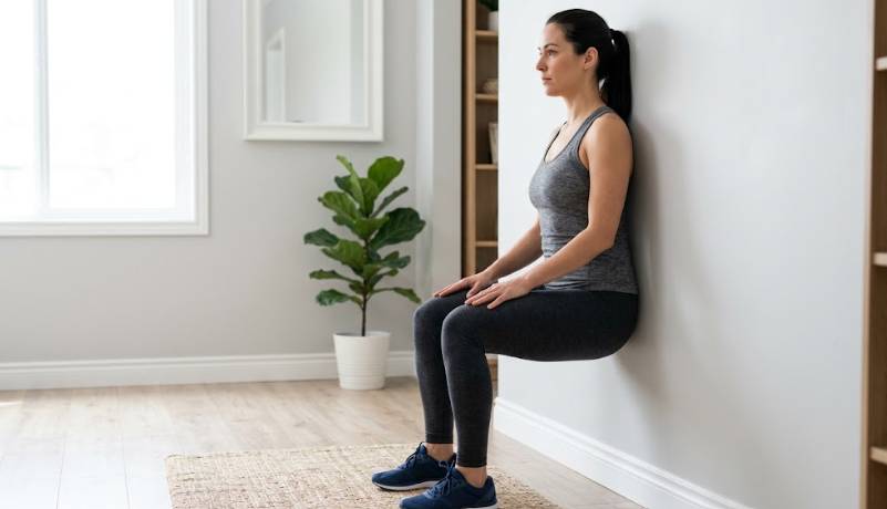 wall sit for beginners