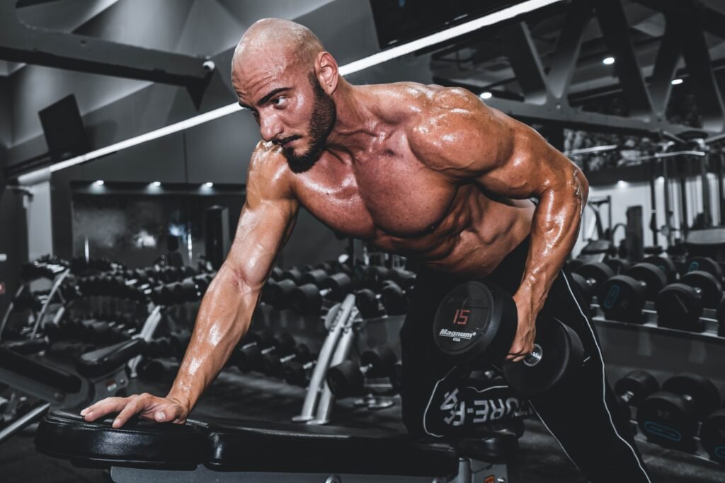 dumbbell back workout at home